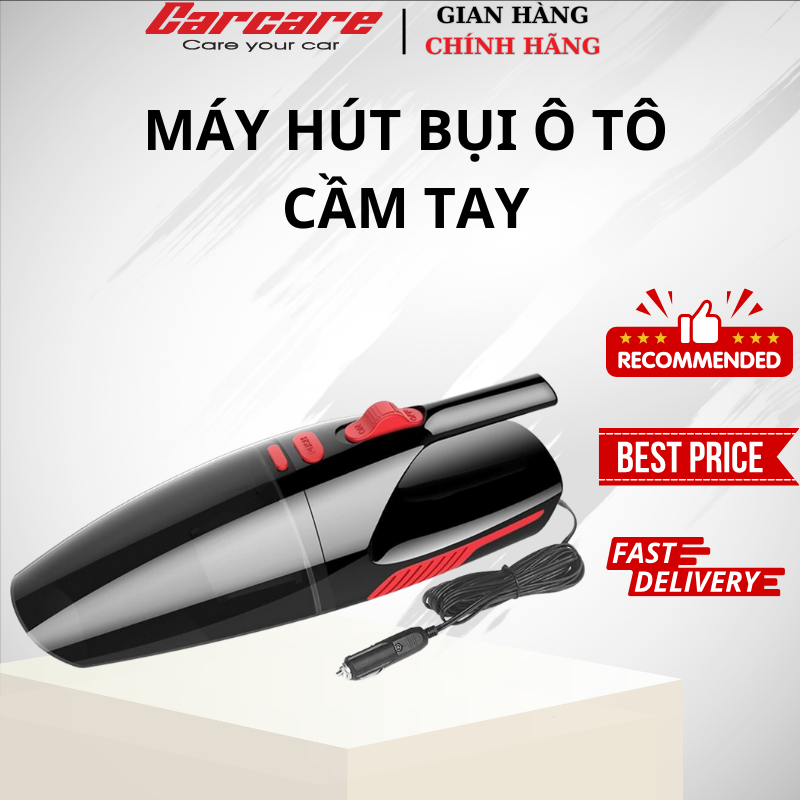 Máy Hút Bụi Chuyên Dụng Ô tô Vacuum Cleaner Công Suất 120W 12V cắm tẩu trên ô tô {Bảo hành 3 tháng} - máy hút bụi mini, máy hút bụi ô tô, máy hút bụi cầm tay, máy hút bụi