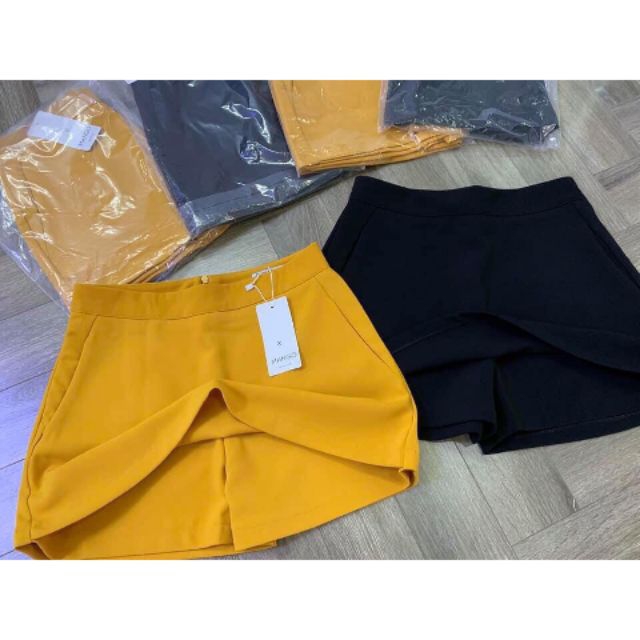 Quần Short giả váy A, quần sooc giả váy chữ A siêu xinh chát liệu tuyết mưa không nhăn, không phai màu