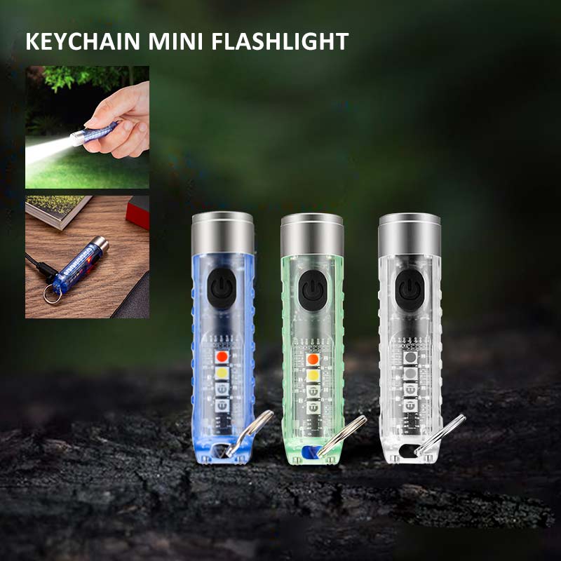 S11 Đèn pin kiêm móc khóa S11 đầu ra tối đa Max 500 lumens Color Boxed