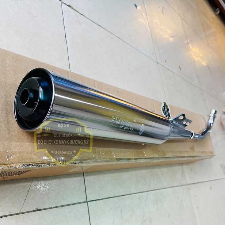 Pô Xe Máy Pô Tân Hòa Đít Tròn Kiểu Goshi Cho Wave 110 Móc Căng ( Bao móc Chế Cổ )