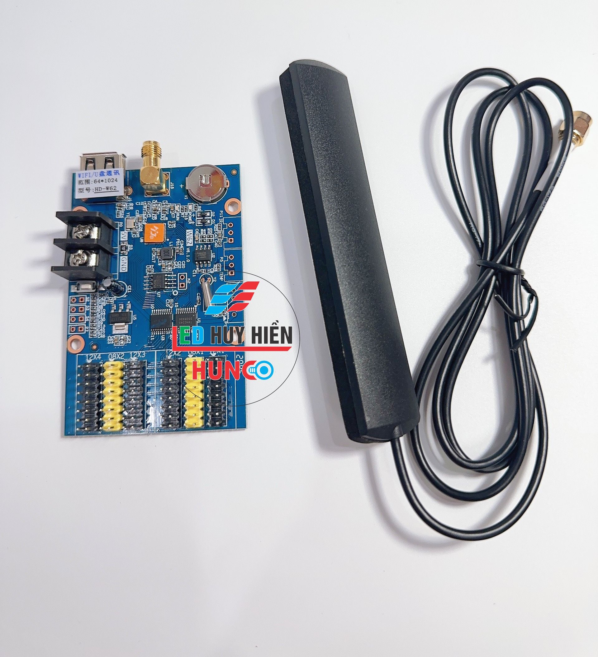 Card hd w62 module led 1 màu, 3 màu