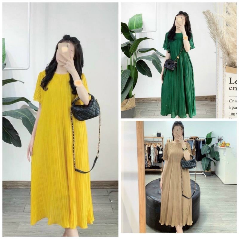Váy bầu, đầm bầu dâp ly dáng suông thiết kế