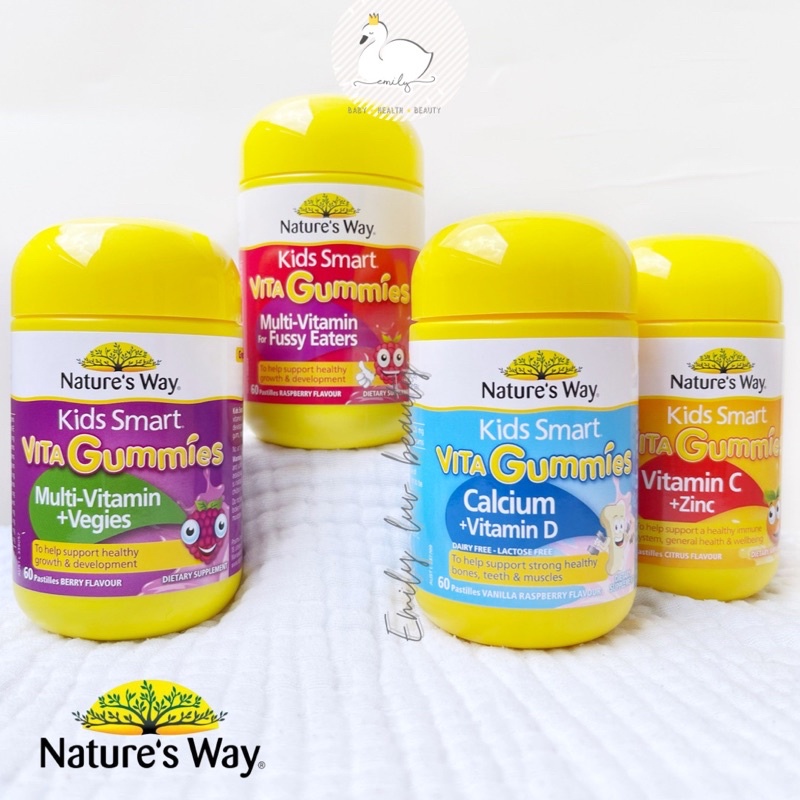 Kẹo dẻo vitamin cho bé Nature’s Way Kids Smart Vitagummies