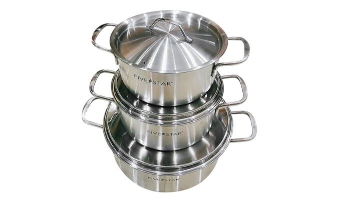Bộ 3 nồi fivestar fs06s1