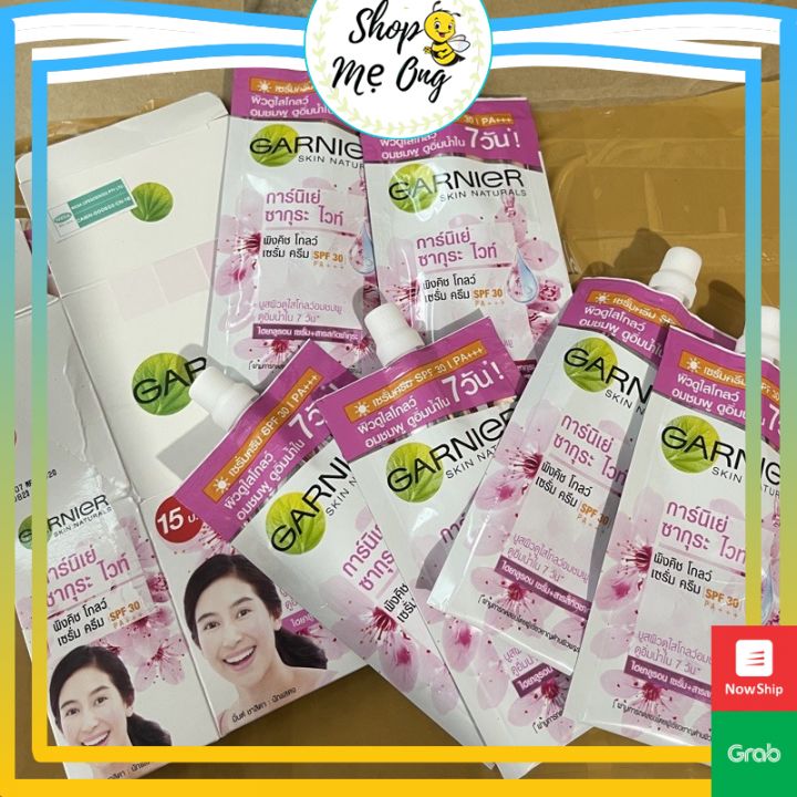 Hộp 6 gói garnier hồng dưỡng da