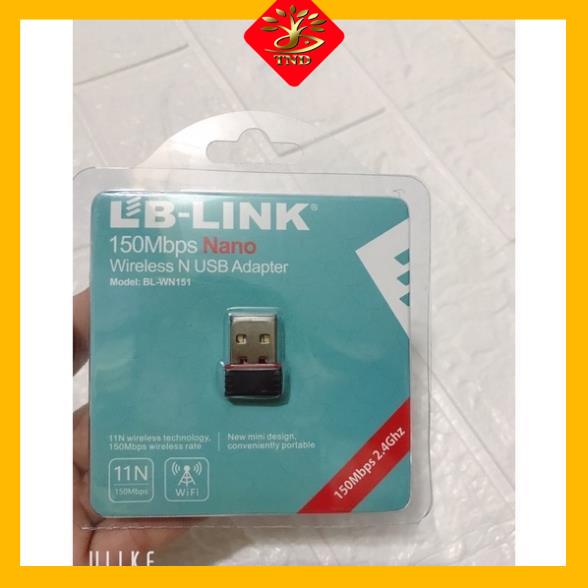 LB LINK - USB Wifi Nano Tốc Độ 150Mbps không râu thu sóng wifi cho máy tính
