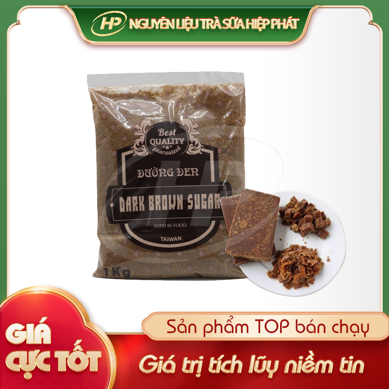 Đường đen đài loan 1kg - - sp000796 - nguyên liệu trà sữa hiệp phát
