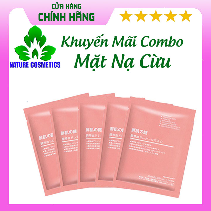 Mặt Nạ Nhau Thai Cừu, Rwine Beauty Cấp Ẩm Và Khoáng Chất Giúp Da Trắng Hồng Ngăn Ngừa Lão Hóa.