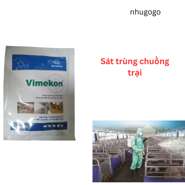 Vimekon thú y 100 gram sát trùng chuồng trại