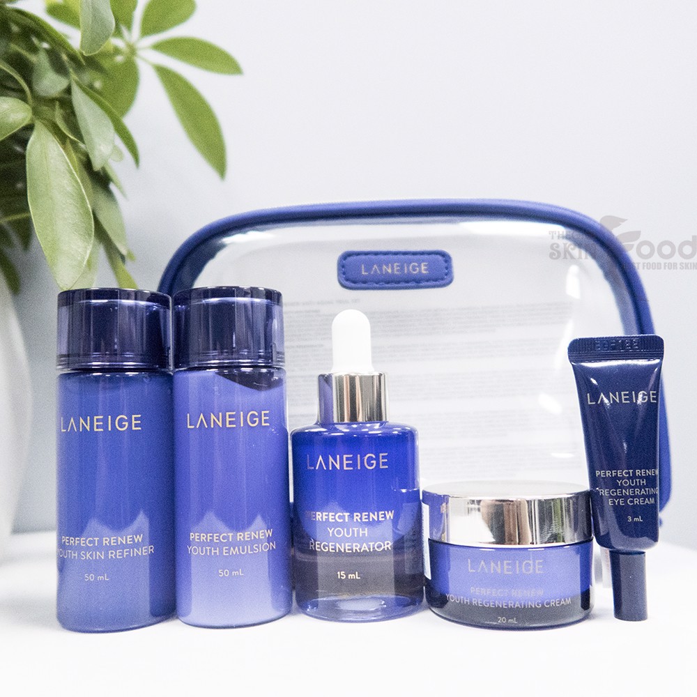 Bộ Sản Phẩm Chống Lão Hóa Laneige Perfect Renew Youth Trial Set size M