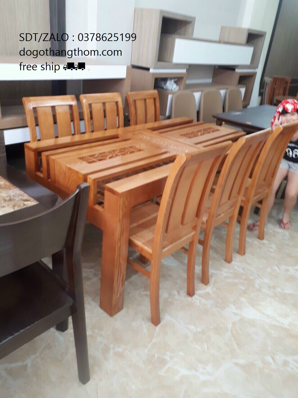 bàn ăn ghế ăn gỗ sồi ghế ăn phòng khách phòng ngủ giá thật