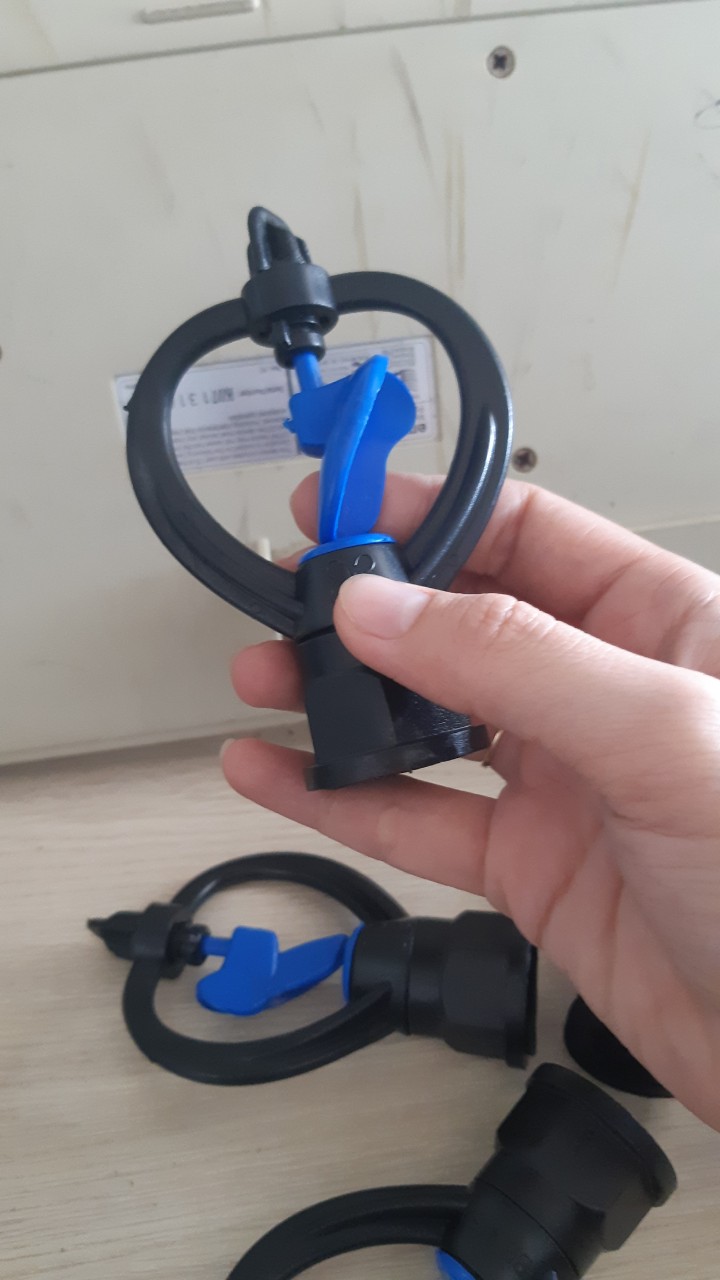 Bộ 05 béc tưới phun mưa thân xoay Bảo Bình