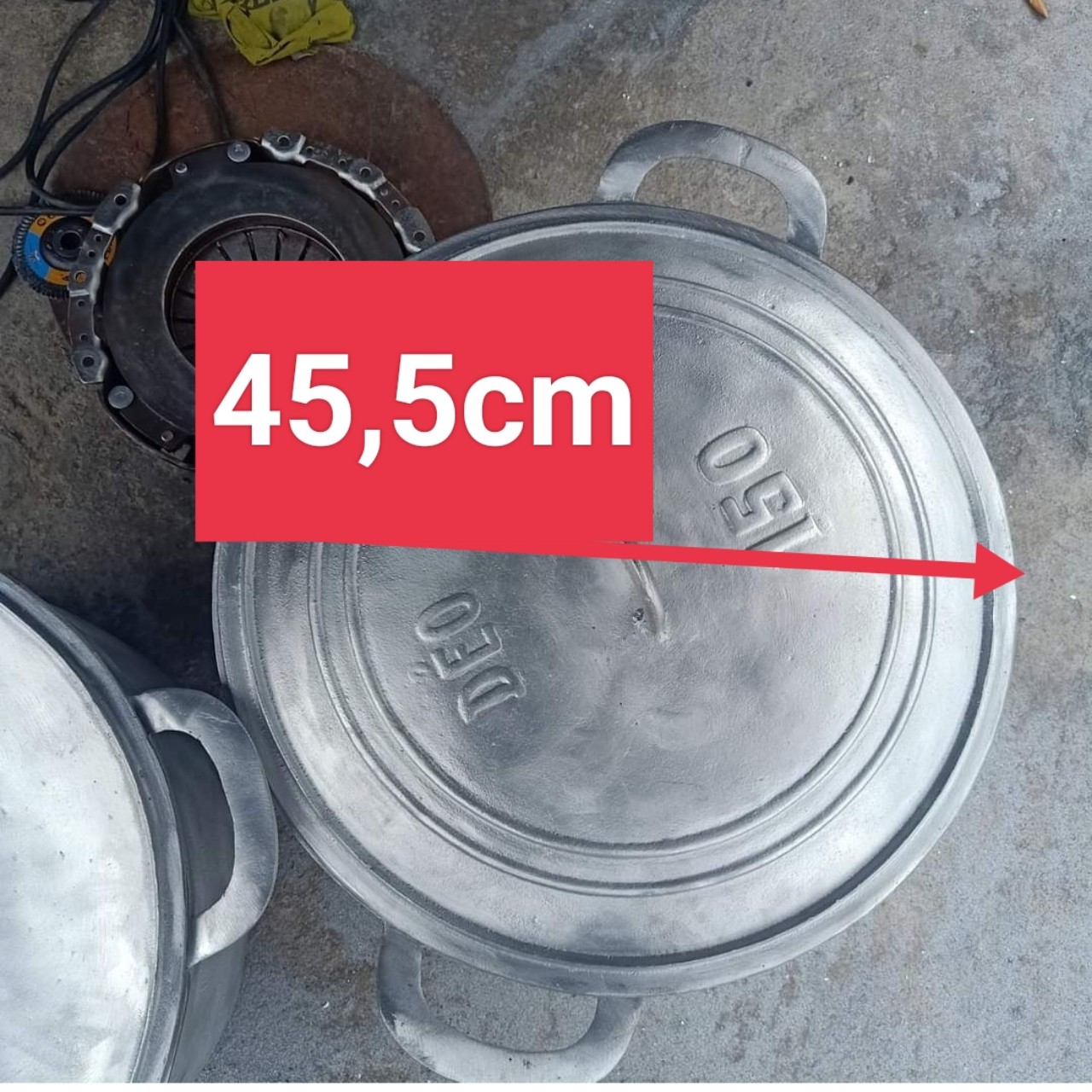 NỒI GANG ĐÚC BẰNG THỦ CÔNG  LOẠI LỚN ĐƯỜNG KÍNH 45CM,47CM,50