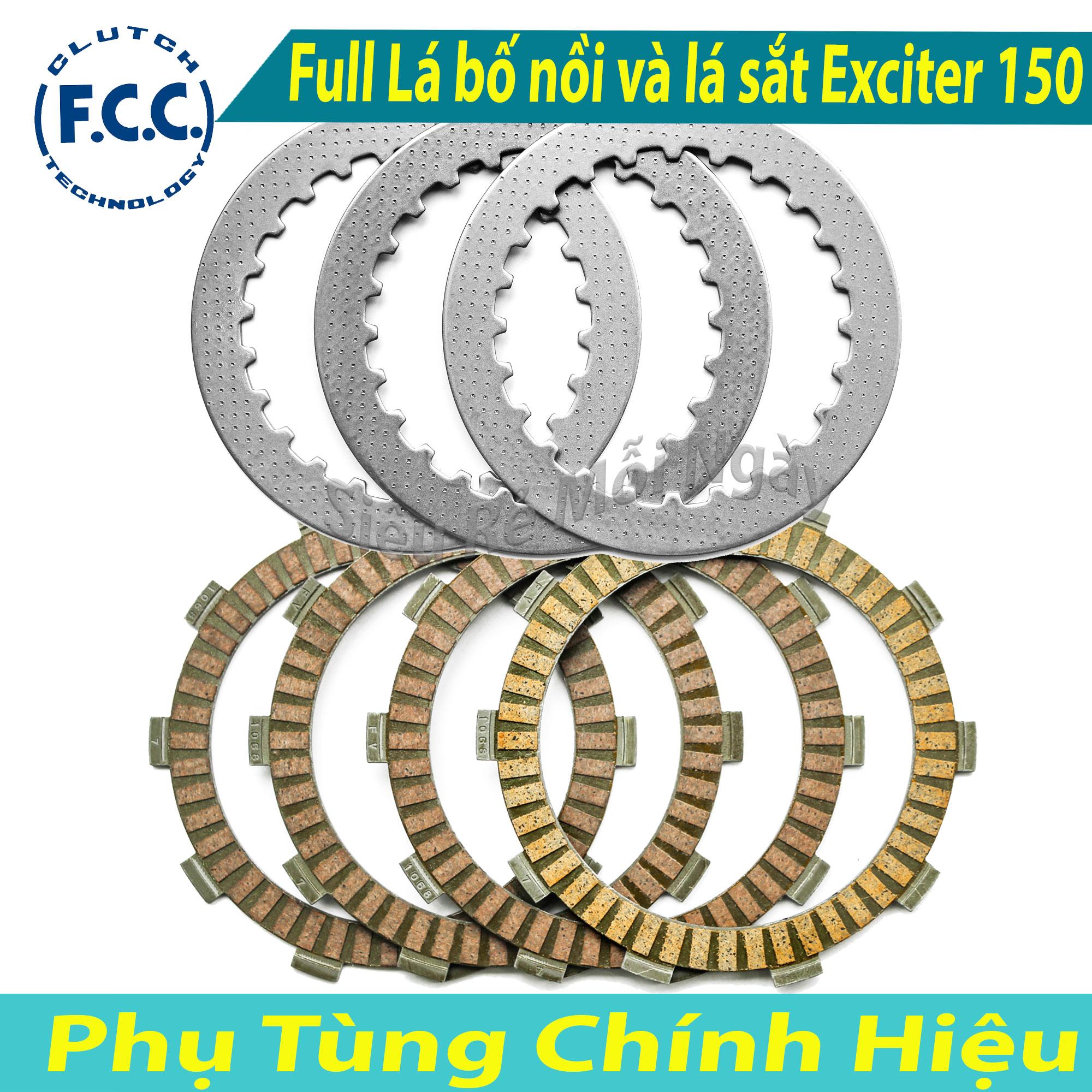 [HCM]Full bộ Lá bố nồi và Lá sắt zin FCC Yamaha Exciter 150cc