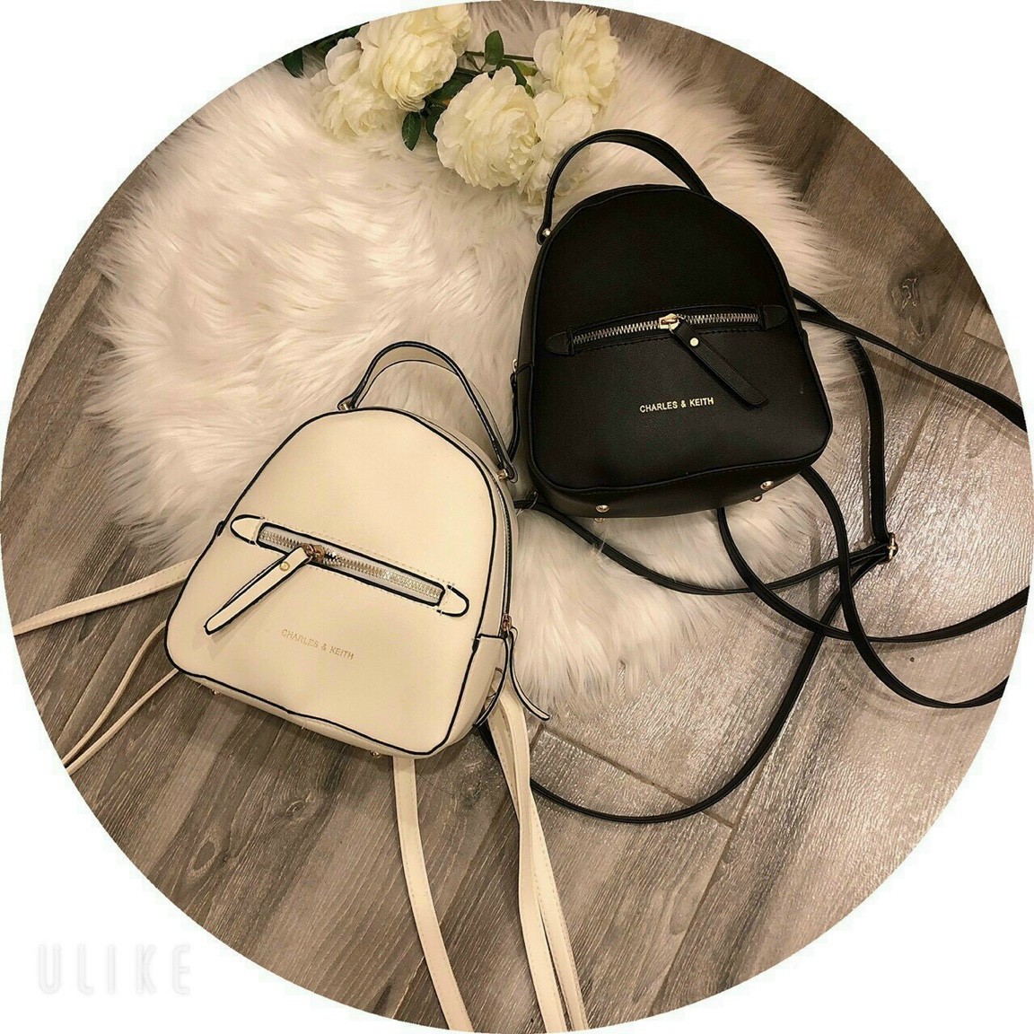 Balo Mini CnK Thời Trang Nữ Da Pu Phong Cách Hàn Quốc, Xách Tay, ảnh thật