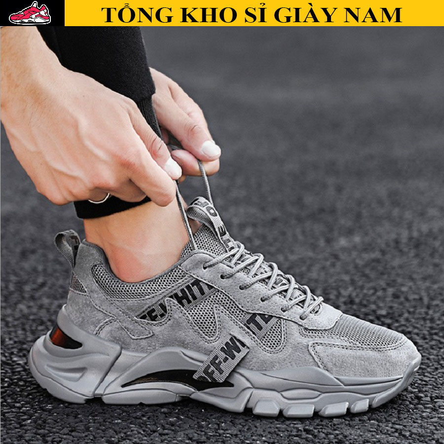 Giày thể thao nam đế tăng chiều cao hiệu whiteoff