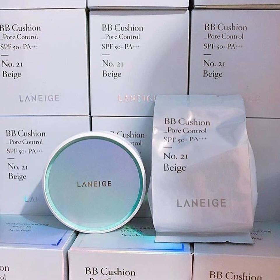 Phấn Nước Laneige BB Cushion Pore Control Kiềm Dầu Tone 21