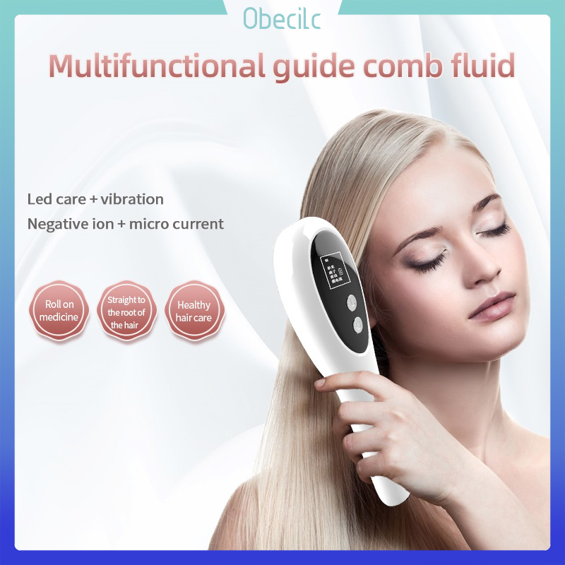 Obecilc Duỗi thẳng lược &; bàn chải Lược Mọc Lại Tóc Lược Mọc Lại Tóc Siêu Nhỏ Chăm Sóc Mọc Tóc Chống Rụng Tóc Lược massage Duỗi thẳng lược &; bàn chải
