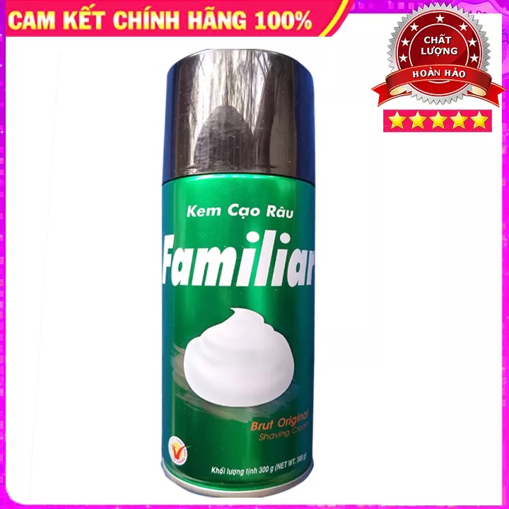 Kem cạo râu Familiar nắp đen 300g