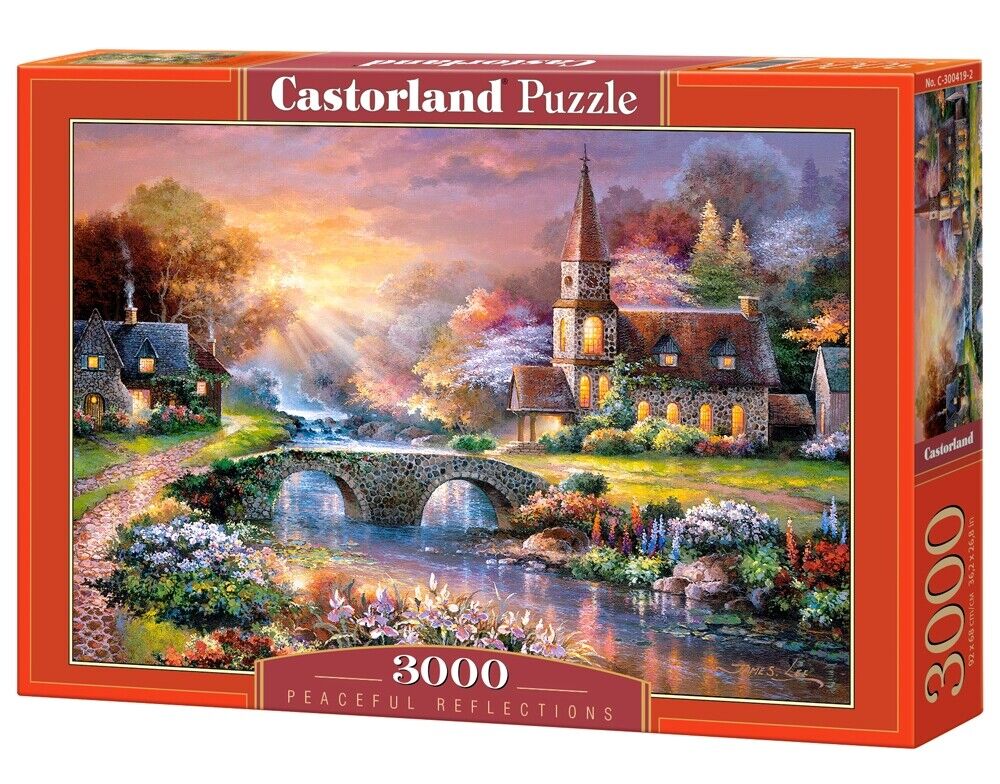 Đồ chơi ghép hình puzzle Peaceful reflections 3000 mảnh Castorland C300419