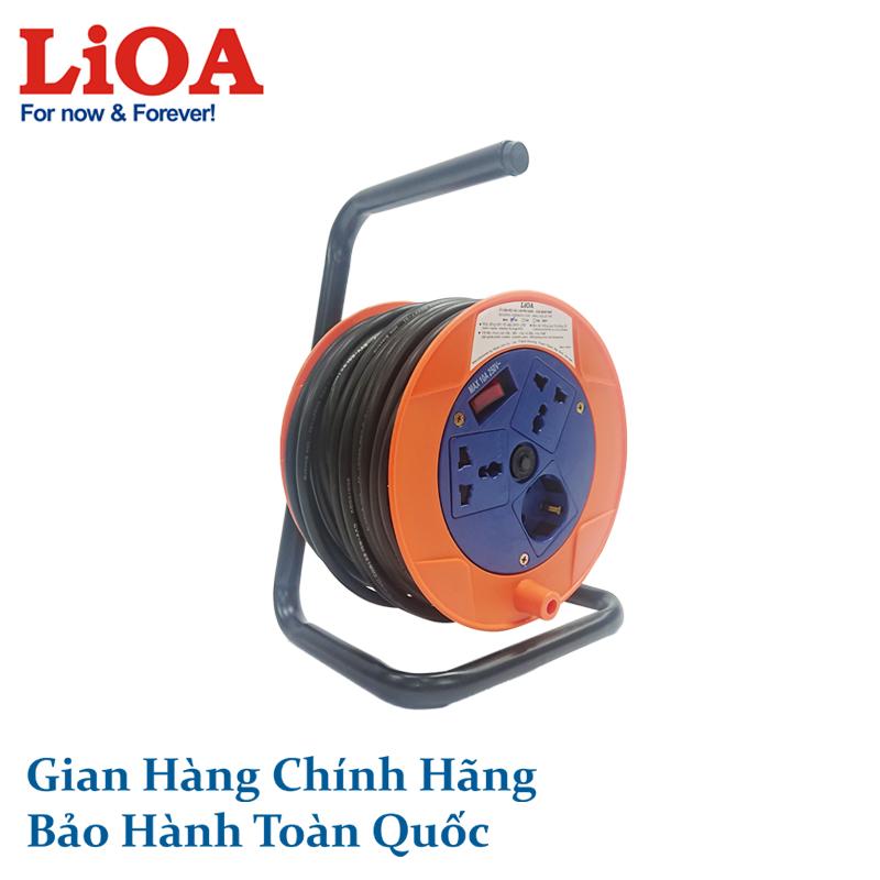 Ổ cắm kéo dài quay tay Rulo phổ thông QN20-2-10A LiOA