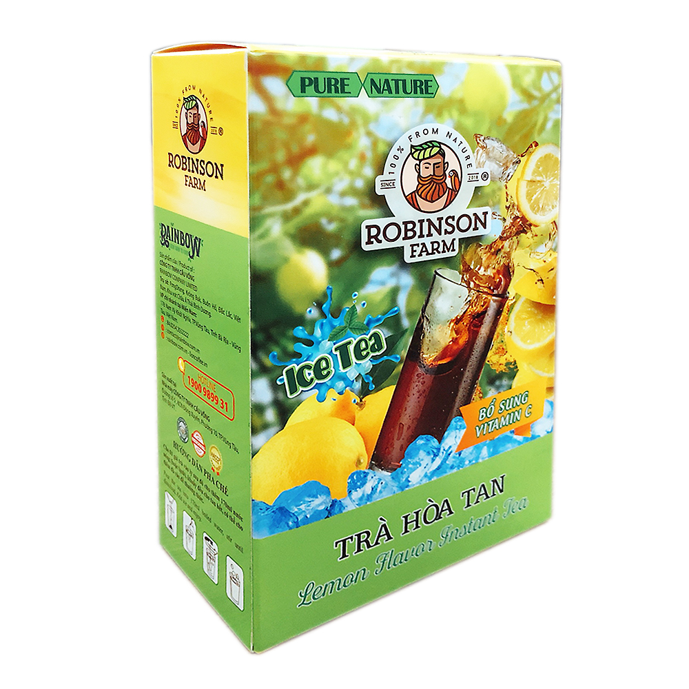 01 hộp 18 gói trà ice tea hương chanh robinson farm bách hóa uy tín