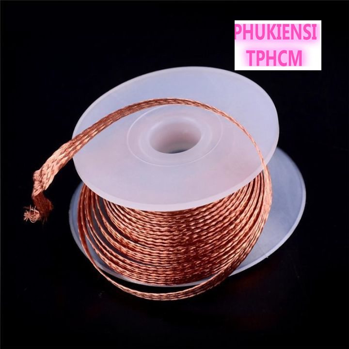Cuộn dây đồng hút chì hàn 3.5mm
