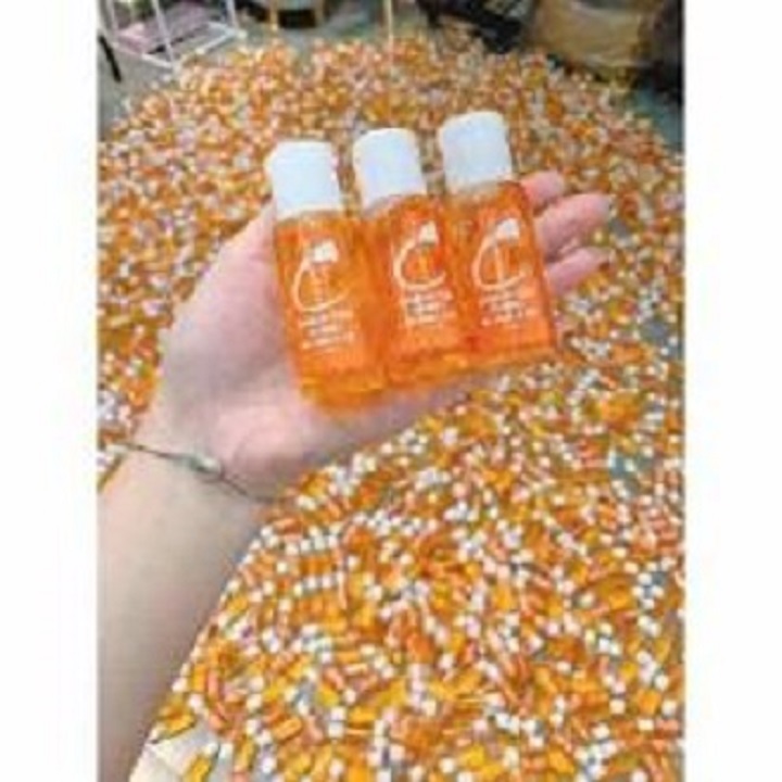 Serum trắng da vitamin c mix vàng lá