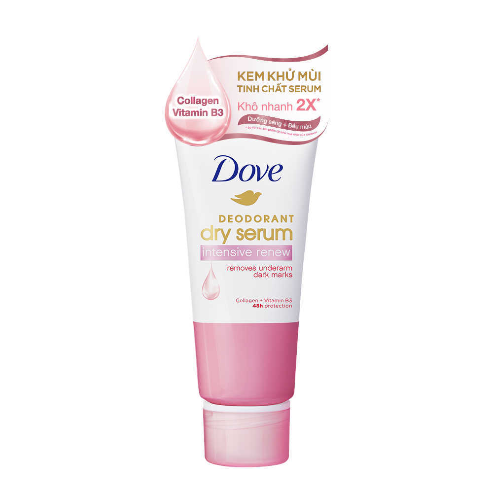 Kem Khử Mùi Dove Tinh Chất Serum Sáng Mịn Đều Màu với Collagen & Vitamin B3 50 ml
