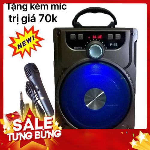 [HCM]???? Loa Kéo Bluetooth P88 P89 Tặng Micro Hát Karaoke Cực Hay ????