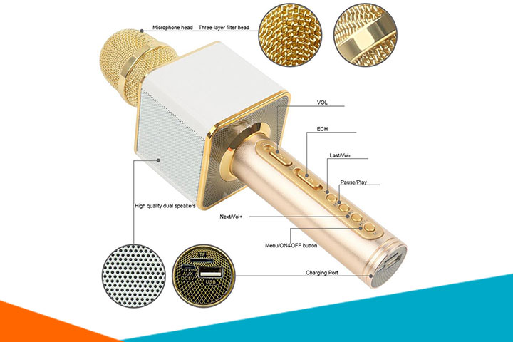 [HCM]Micro karaoke không dâyMic Karaoke kèm loa Bluetooth Mic hát karaoke trên điện thoại icro karaoke bluetooth với thiết kế nhỏ gọn nhiều tính năng sẽ mang đến cho người dùng nhiều trải nghiệm. Bảo Hành Uy Tín 1 Đổi 1 Bởi GAUSHOP