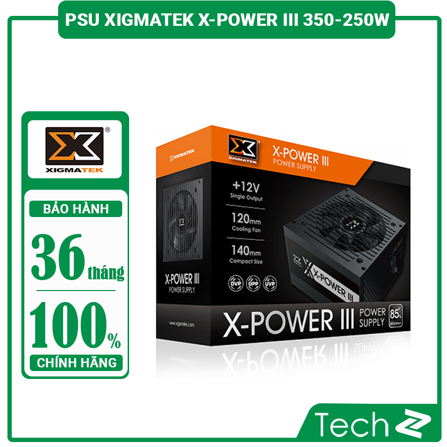 Nguồn máy tính xigmatek x-power iii 350 - 250w