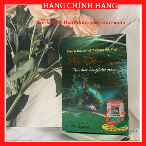 Dầu gội là đen tóc thảo dược phủ bạc