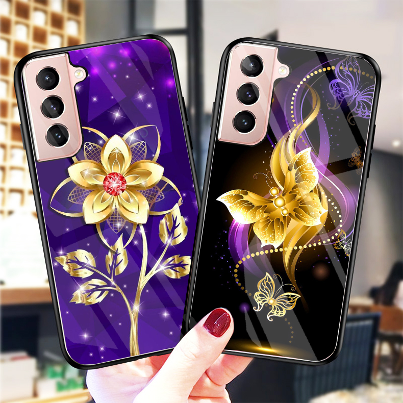 Ốp Lưng SAMSUNG GALAXY S21 5G,S21 ULTRA, S21 PLUS 5G, S21 FE 5G Ốp kính bóng cao cấp mới ƞhất