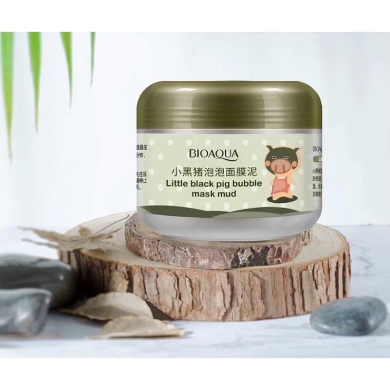 Mặt nạ sủi bọt thải độc bì heo bioaqua