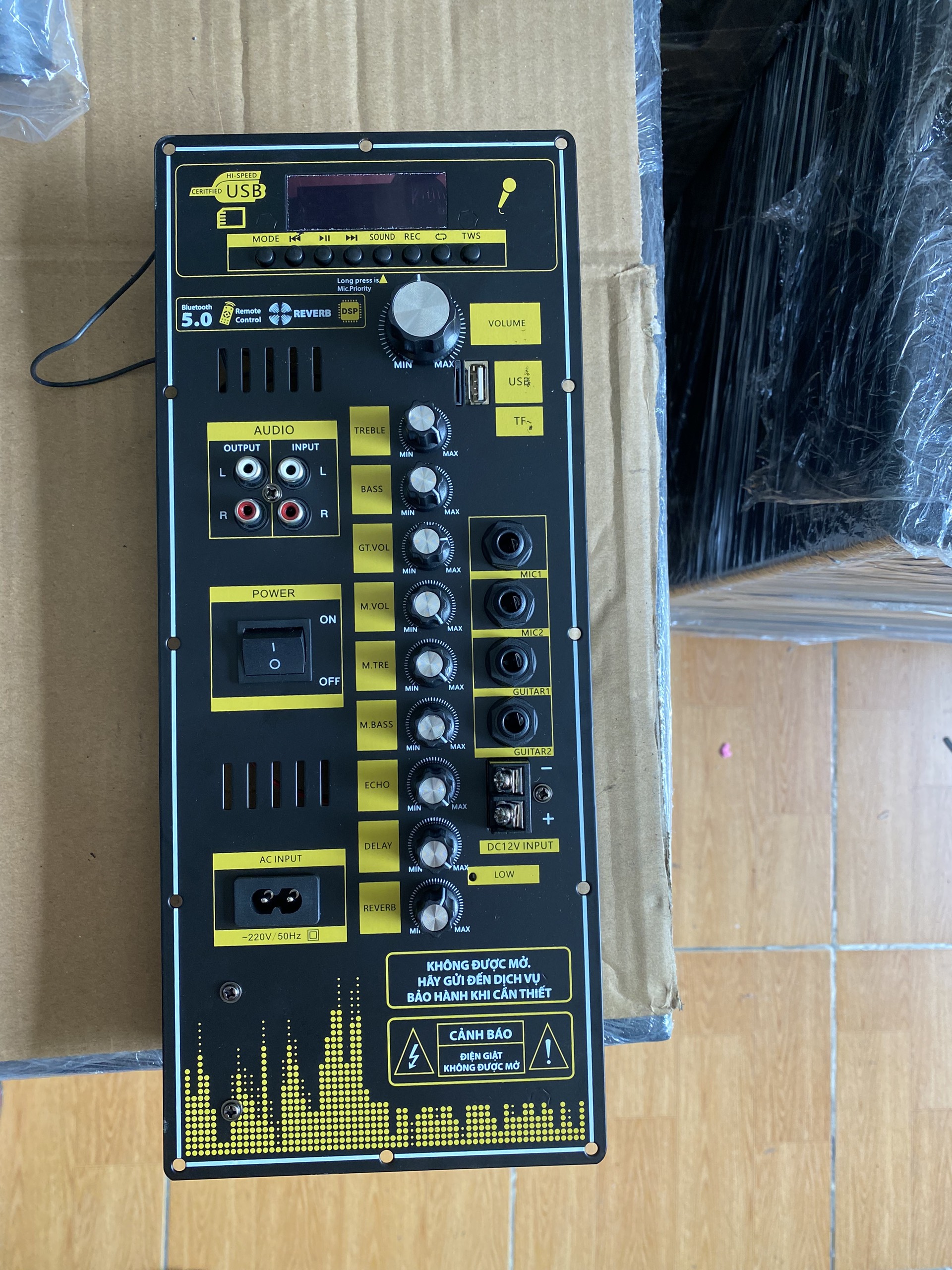 Mạch công suất loa kéo t8-dsp