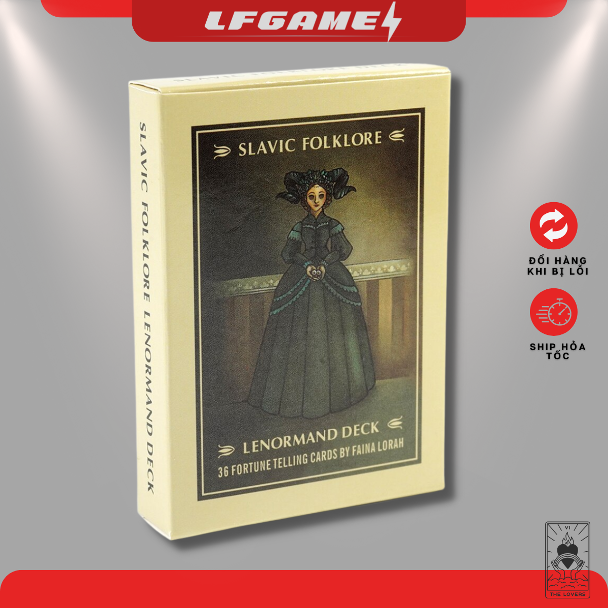 Bộ bài bói Slavic Folklore Lenormand Deck cards bài tarot size tiêu chuẩn Bản Tiếng Anh