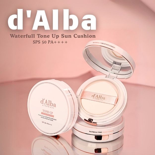 Phấn nước chống nắng, nâng tone d'Alba Tone Up Color Correcting Sun Cushion SPF50+ PA++++