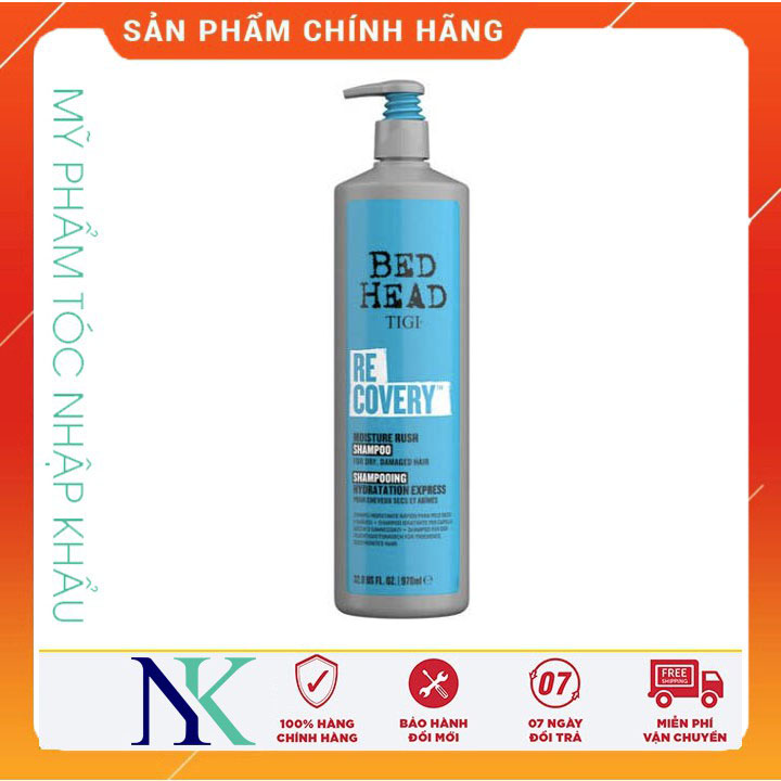 Dầu gội tigi bed head recovery dưỡng ẩm cho tóc 970ml