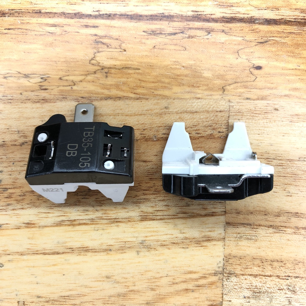 Rơ le tecmic block tủ lạnh - relay tecmit bảo vệ máy nén 220vac-50/60hz loại dẹp # phụ tùng tủ lạnh