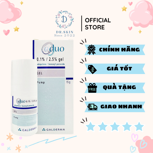   New date 12.2026  Gel bôi giảm mụn trứng cá EPI.DUO 15g 