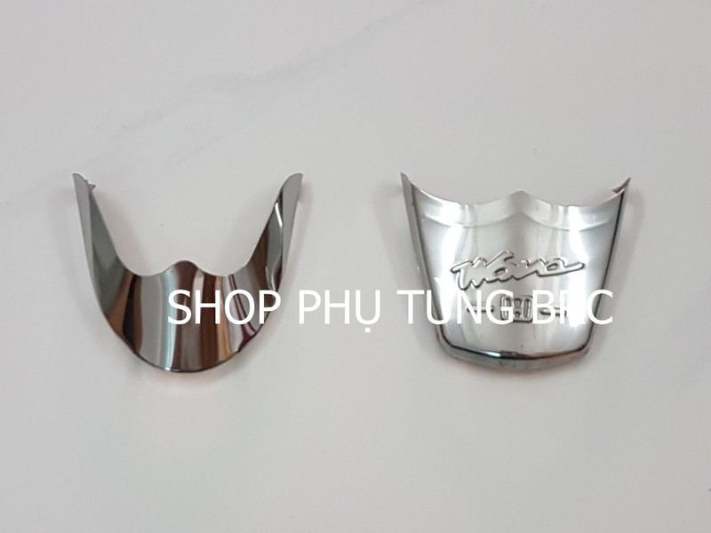 Bộ ốp mỏ dè inox xe wave a 2017 - 2020 .