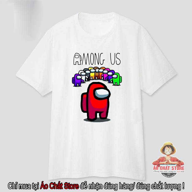 [HCM](Siêu Phẩm + Ảnh Thật) Áo thun bé trai hình Among Us đẹp | Áo Among Us mẫu mới vải đẹp AU02 | Áo Chất Store