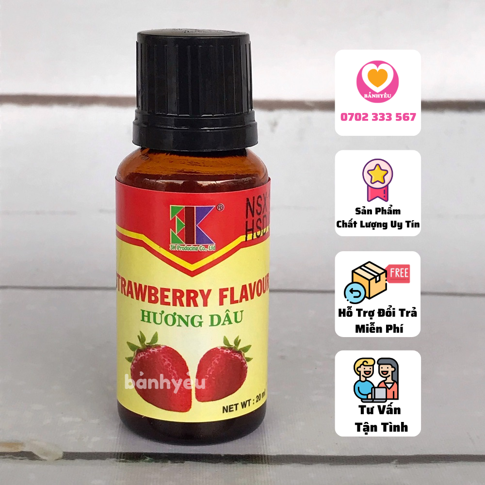 Hương Dâu hiệu 3K 20ml