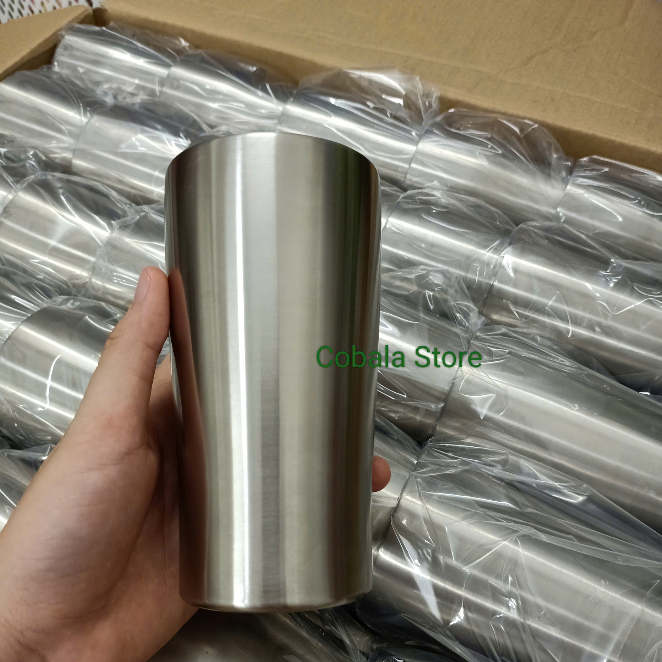 LY GIỮ NHIỆT INOX NHẬT BÃI 450ML BỀN RẺ ĐẸP - GIA DỤNG NHẬT COBALA TORE