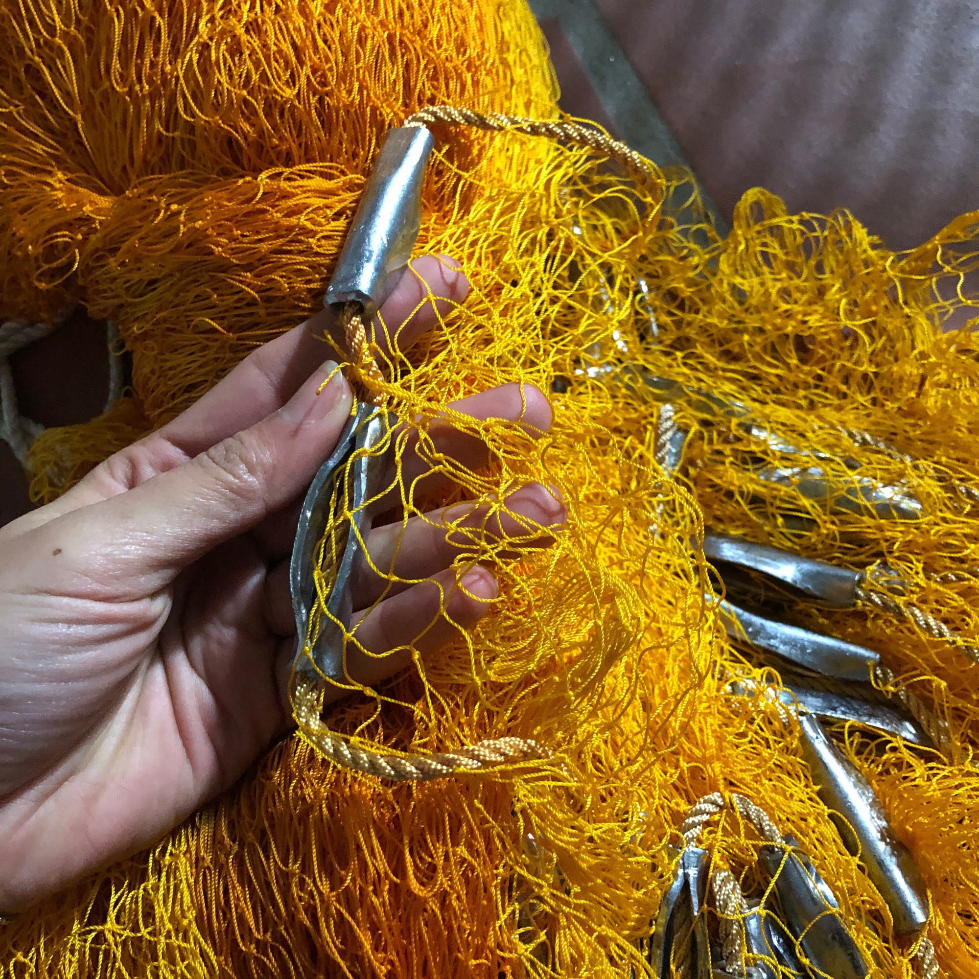 Chài dù quăng cá 4m/ 5kg - lưới dù xịn bền