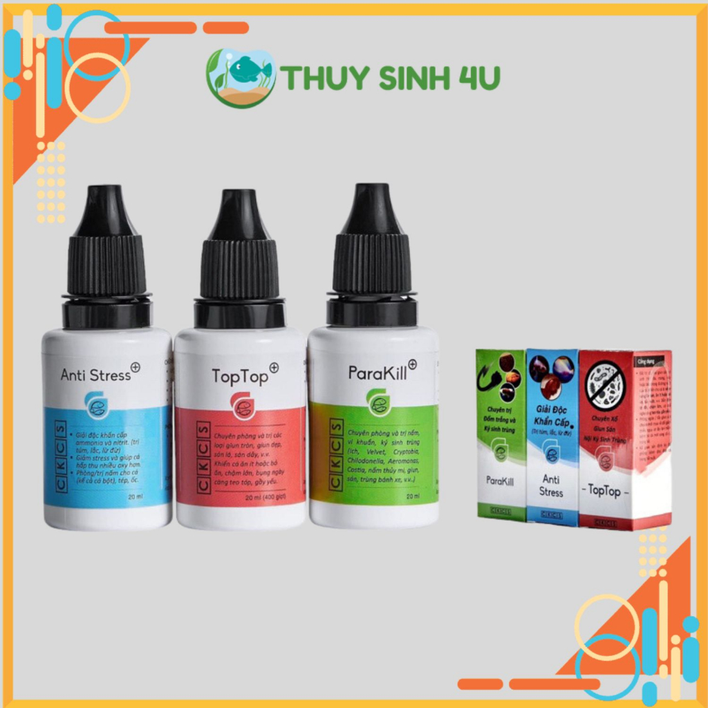Parakill chuyện trị nấm và ký sinh trùng cho cá cảnh