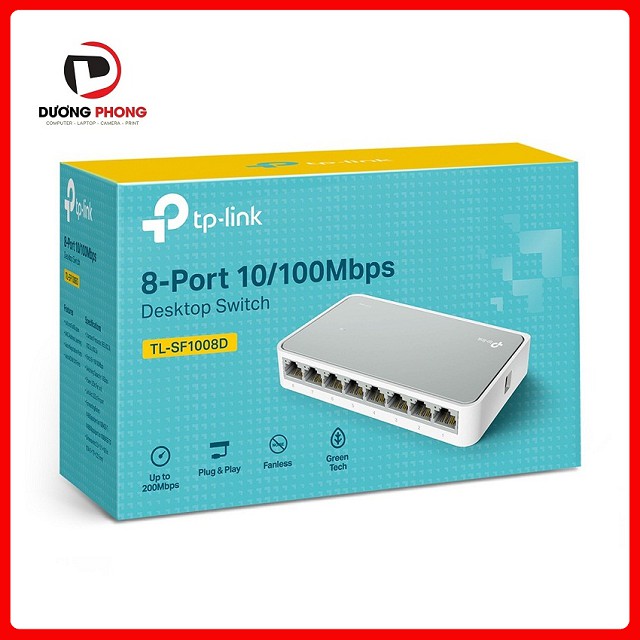 Switch chia mạng 8 port tp-link tl-sf1008d - chính hãng
