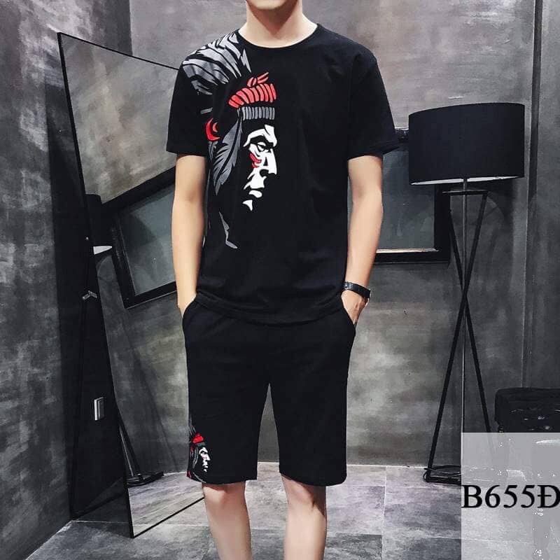 [HCM]SET BỘ ĐỒ BỘ NAM THỂ THAO IN HÌNH THỔ DÂN