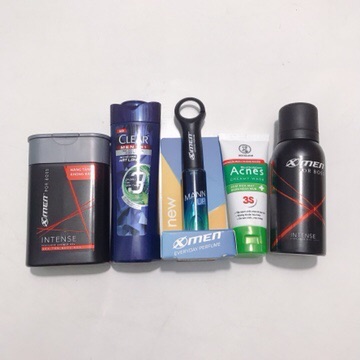 [HCM]Mua trọn bộ 5 món dành cho nam - Tặng 5 gói dầu gội clear 6g gồm : 1Chai Xịt Toàn Thân NIVEA MEN 120ML + 1 Chai xịt khử mùi xmen 40ml + 1 Chai dầu gội clear men 70g + 1 Chai lăn khử mùi nivea 12ml + 1 Tuýp sửa rửa mặt Oxy 25g